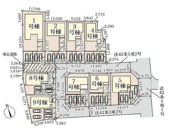 【区画図】 | Livele Garden.S行田市城西第2　新築住宅