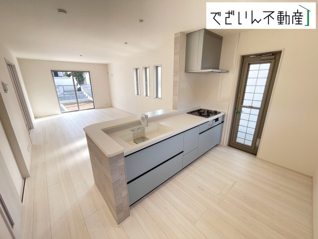 【キッチン】 | Livele Garden.S行田市城西第2　新築住宅 | ≪5号棟≫
現地(2025年8月撮影)