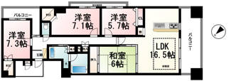 【間取り】 | フォルクローレ瀬田