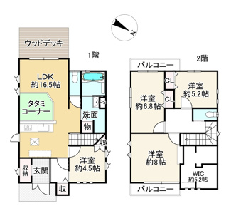 【間取り】 | 近江八幡市上田町　中古戸建