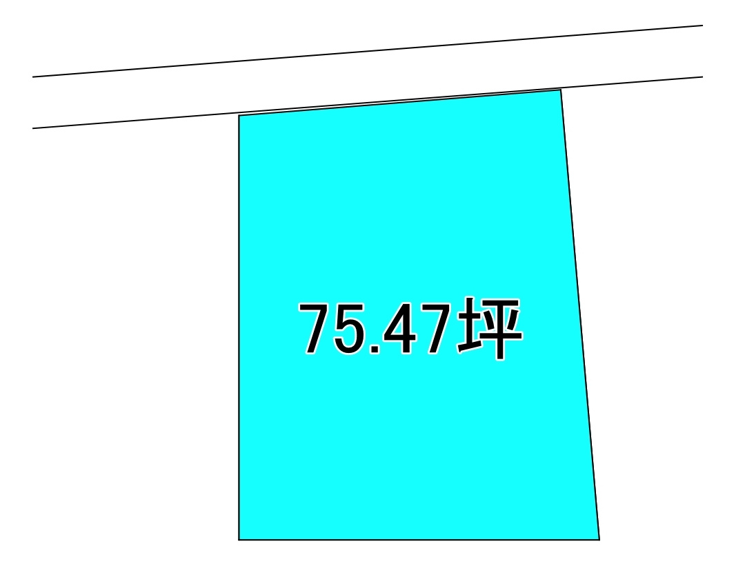 庄内町2丁目　売土地の区画図