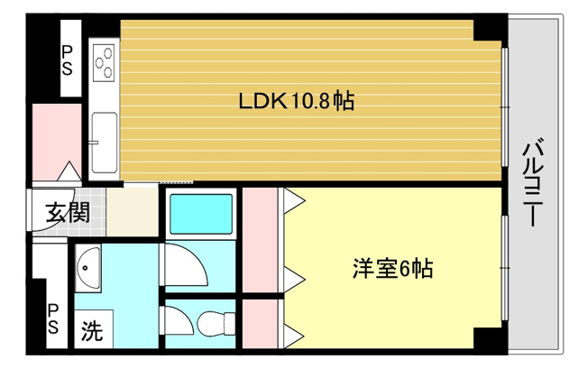 【間取り】 | うはら甲子園口ビル