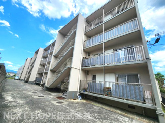 【外観】 | 【清和台ハイム５号棟】地上４階建　総戸数２４戸　ご紹介のお部屋は人気の２階部分です♪