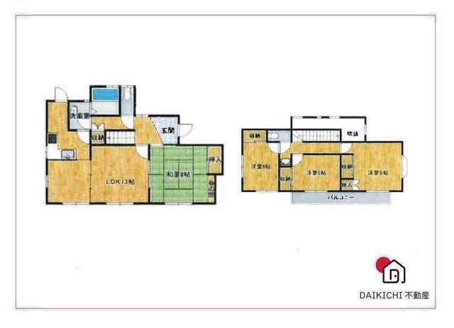 【間取り】 | 小川町みどりが丘2丁目　中古戸建