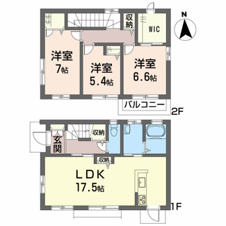 【間取り】 | クローバーコート北斎院