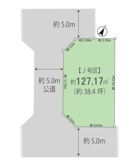 【土地図】 | 売主及び販売代理物件　武蔵村山市残堀5丁目　売地　J号区【全11区画】