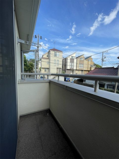 長津田戸建のバルコニー