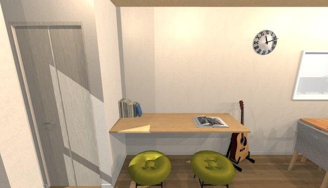 鳴尾町２丁目　建築条件付き土地の完成予想図|【イメージパース】