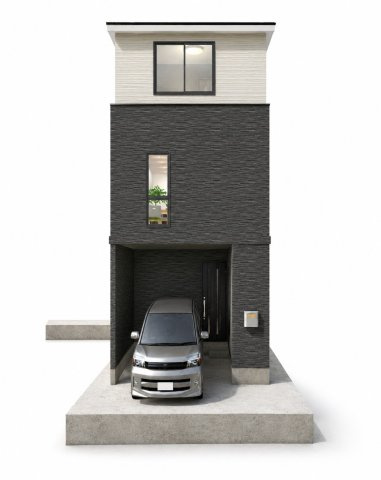 鳴尾町２丁目　建築条件付き土地の完成予想図|【外観/イメージパース】未来を創る自由設計！まどりや内装・外観はお客様の理想に沿って決定いたします！