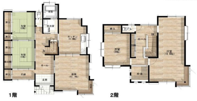 【間取り】 | 高崎市藤塚町　中古住宅