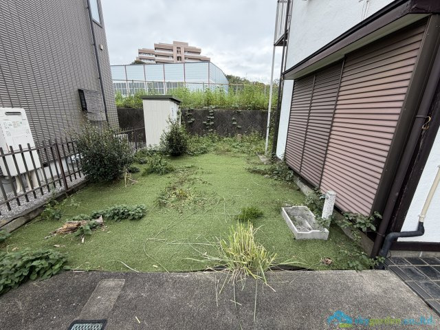 厚木市温水　中古戸建の庭