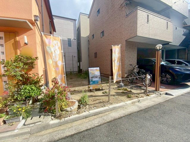 庄所町　建築条件無し土地の外観