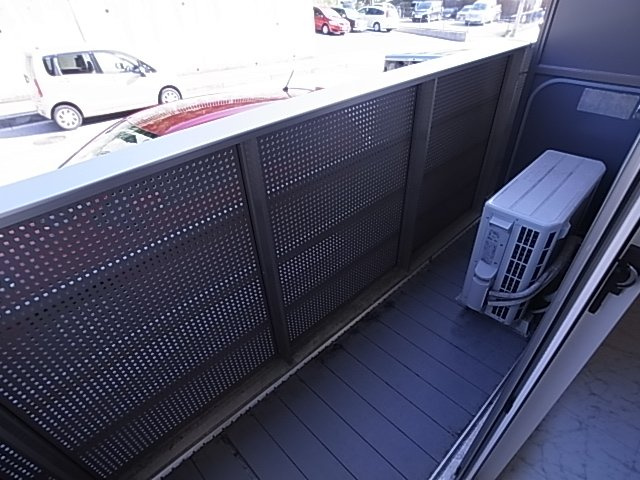 神戸市北区谷上南町のアパートのバルコニー|バルコニー