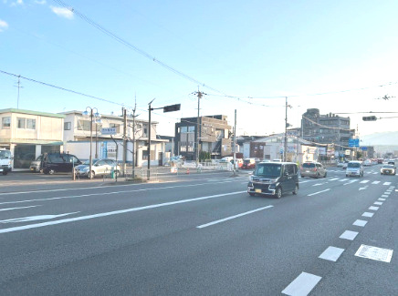 西京区桂徳大寺町　貸土地の周辺