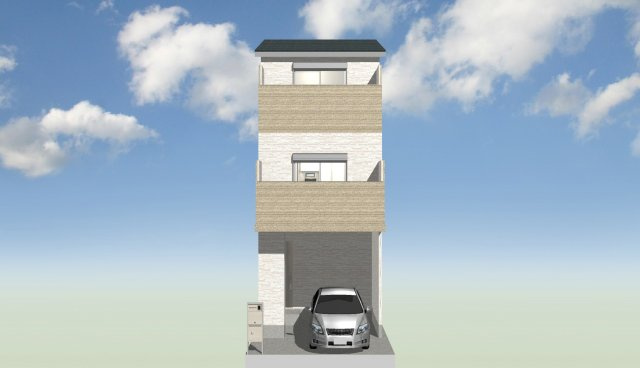 庄所町　建築条件付き土地の外観パース|【イメージパース】