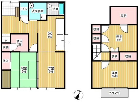 久留米市野中町の一戸建て