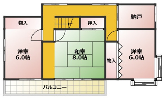 【間取り】 | 南館3丁目 中古戸建