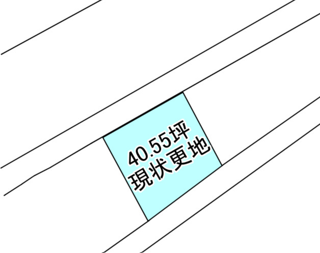 平形町　売土地の区画図