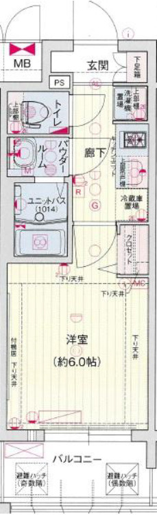 ファステート大阪上本町ソーレの間取り