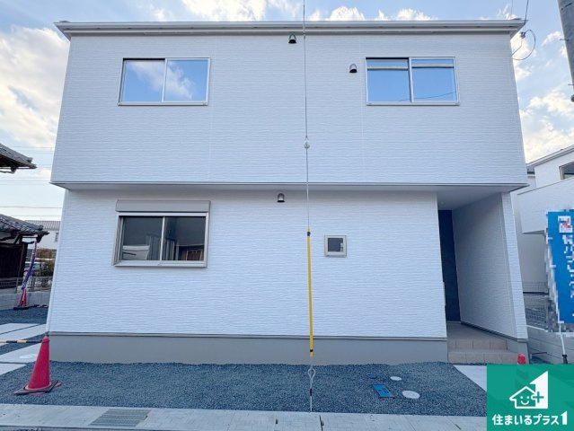 栗東市小柿　第1期　新築一戸建ての外観|安心の10年保証！外観を美しく保ち、雨水で汚れを落とします！気になることがありましたら、お気軽にお問い合わせください！