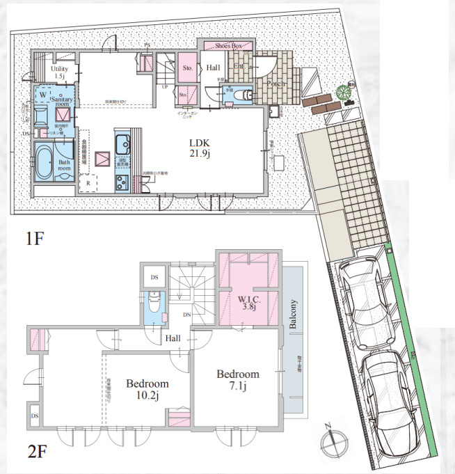 藤沢市並木台1丁目　未入居戸建　全7棟3号棟