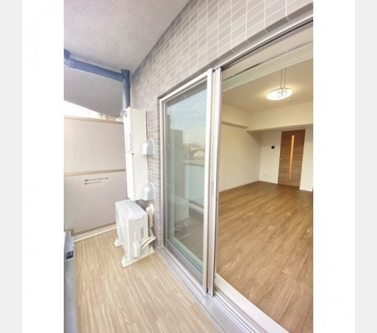 アルファコート下赤塚のバルコニー