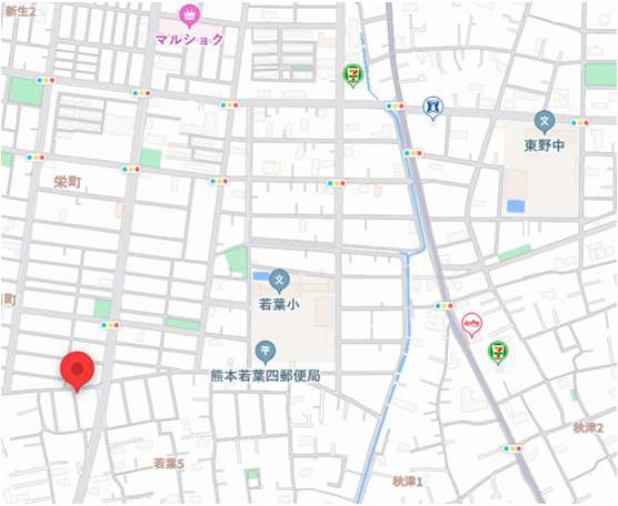 よかタウン／東区若葉５丁目１期／１号棟の地図