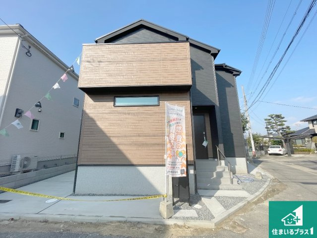 久世郡久御山町佐山双置　第24-1期　新築一戸建ての外観|安心の10年保証！外観を美しく保ち、雨水で汚れを落とします！気になることがありましたら、お気軽にお問い合わせください！