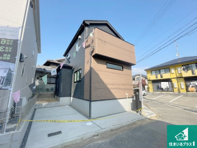 久世郡久御山町佐山双置　第24-1期　新築一戸建ての外観|安心の10年保証！外観を美しく保ち、雨水で汚れを落とします！気になることがありましたら、お気軽にお問い合わせください！