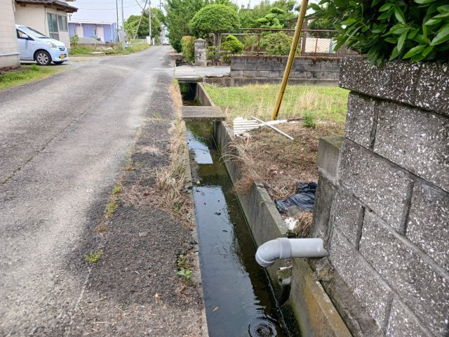 宇城市松橋町砂川の売地の周辺|前面道路