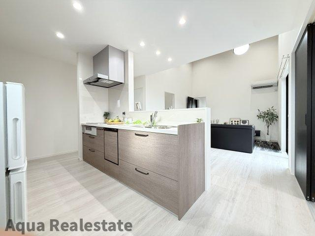 高松市円座町の新築一戸建のキッチン|お料理しやすいキッチンです