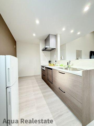 高松市円座町の新築一戸建のキッチン|お料理しやすいキッチンです