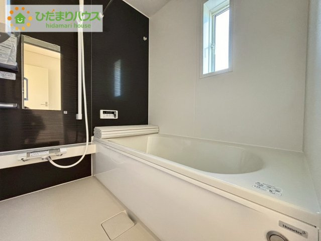 北茨城市中郷町粟野第1　新築戸建　2号棟の浴室|大人が足を伸ばしても十分な広さ！一人でゆっくりくつろぐ時間も大切です！