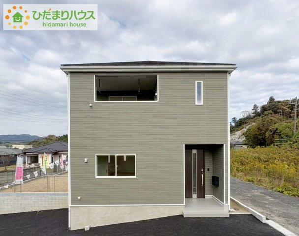 北茨城市中郷町粟野第1　新築戸建　2号棟の外観|是非一度、ご家族そろってご内覧ください♪