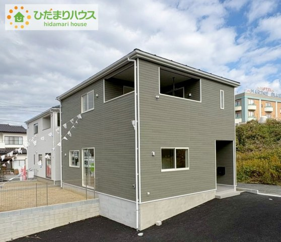 北茨城市中郷町粟野第1　新築戸建　2号棟の外観|平日・夜間もご案内可能(^^♪お気軽にお問い合わせくださいませ!(^^)!