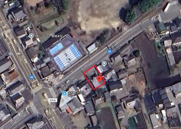 都城市上水流町の売地の外観