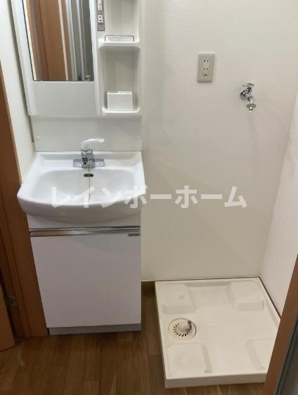 コーポサンヒルズの独立洗面台