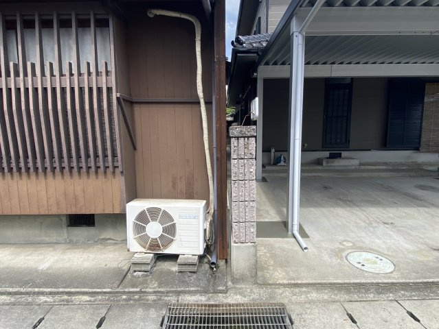 西条市明屋敷　売土地の外観|南側隣地境