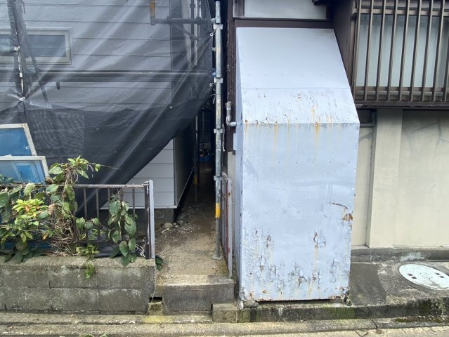 西条市明屋敷　売土地の外観|東側隣地境