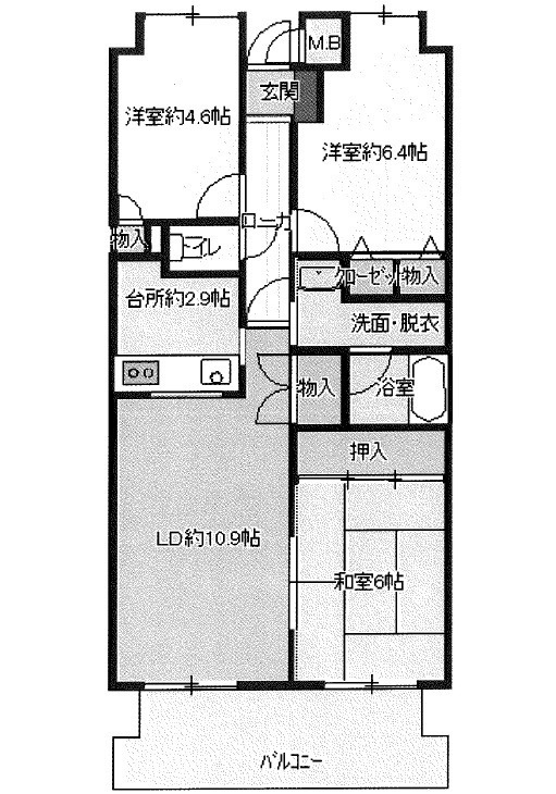 メープル勝木台の間取り