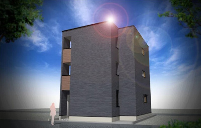 【外観パース】 | ハーモニーテラス伝法Ⅳ