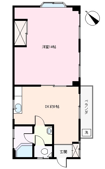 S0744R　中村ハイツの間取り