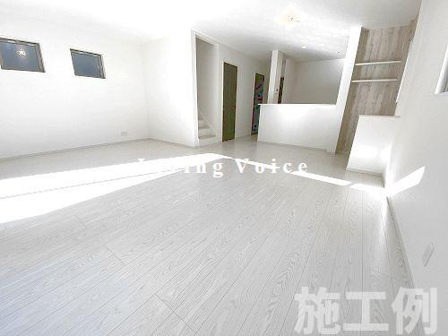 【居間・リビング】 | 【仲介手数料０円】藤沢市善行坂1期　新築一戸建て　全3棟 | 藤沢市善行坂1期　新築一戸建て　全3棟