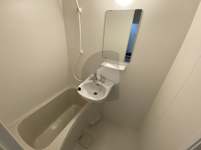 ハイウッズナガタの浴室