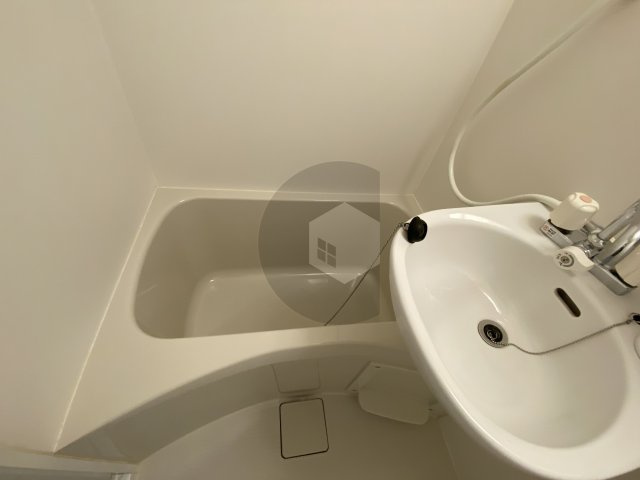 ハイウッズナガタの浴室