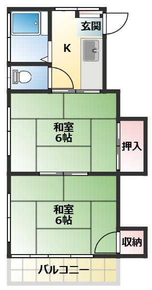 ゆきみ荘の間取り