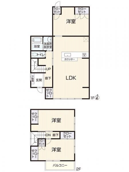 【間取り】 | 福岡市早良区野芥６丁目　中古戸建☆仲介手数料無料☆