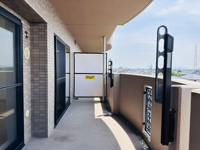 キャッスル峰壱番館のバルコニー