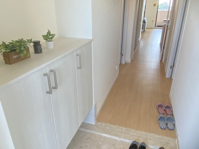 キャッスル峰壱番館の玄関