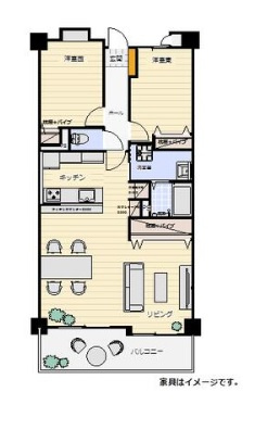 キャッスル峰壱番館の間取り